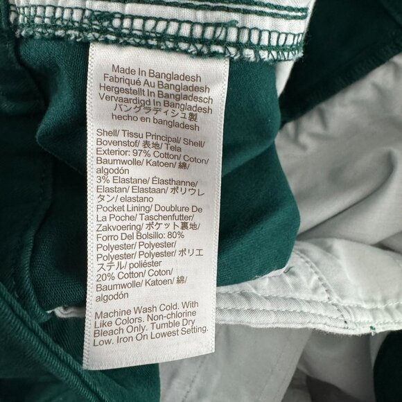 J. Crew High Rise Girlfriend Chino Pant Womens Size 22 Green NWT PT-2618 - Picture 9 of 11